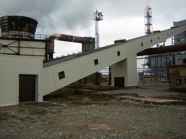 Viru Keemia Grupp OÜ oilshale transhipment unit and conveyor gallery